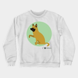 i love dogs Crewneck Sweatshirt